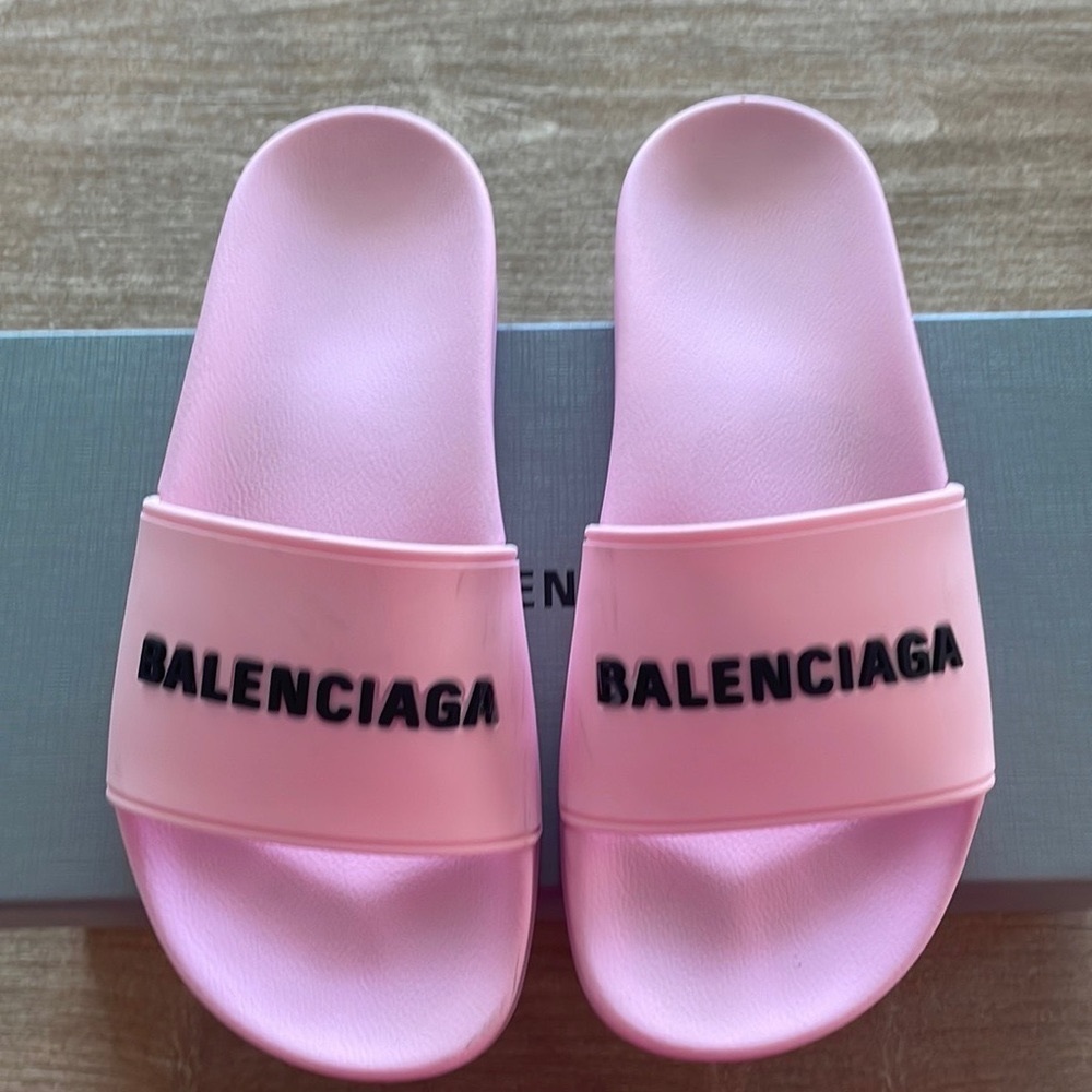 Balenciaga Pink Pool Slide